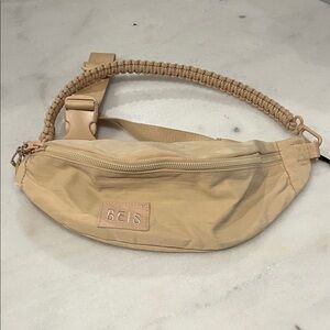 BEIS Tan Belt Bag with Braided Strap